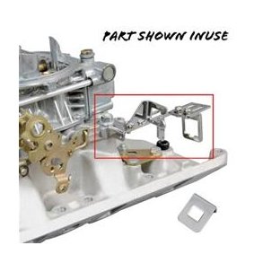 Beslag chrome til speeder & kickdown kabel 'Universal' (Mr. Gasket 6039 - RPC R9620)
