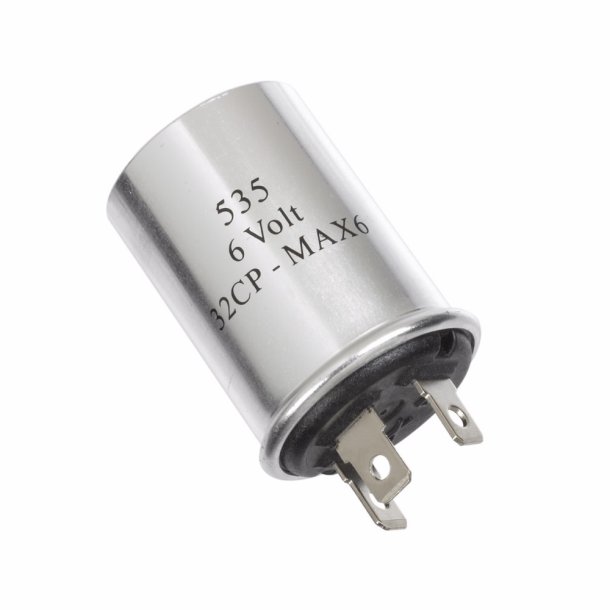 Blinkrel� mekanisk 6 volt med 3 stikben (535 - NO535)