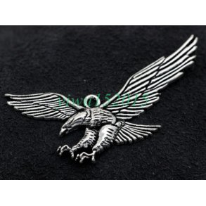 Nglering den Amerikanse rn i slv farve  (Keyring Tibetan silver eagle fit Necklace Keyring key) 