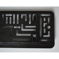 Nummerplade holder i sort plast som opfylder lovkrav  (54150) 