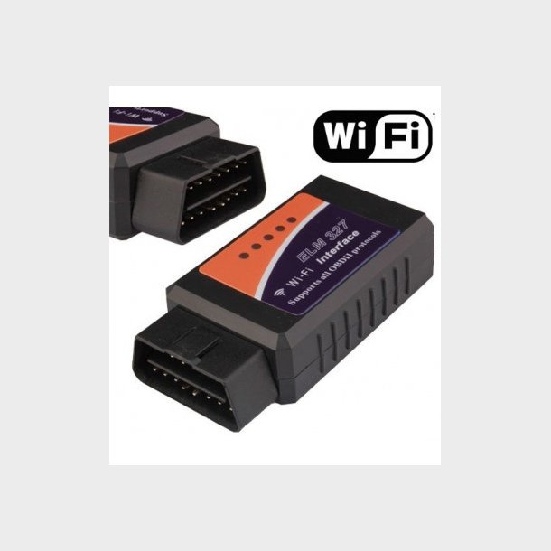 OBD II WIFI Tr�dl�s bil fejlkodel�ser til udl�sning via Iphone, ipad eller PC mm.