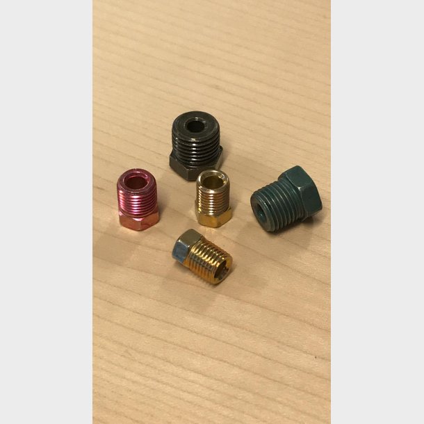 Oml�bers�t til reduktionsventil, Dia p� det bremser�r ud bagtil p� 1/4� = 6,3 / 6,00 mm. 