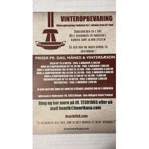 Opbevaring af biler, bde, mc & campingvogne. Adressen er.: Nyborgvej 11A, 5853 rbk