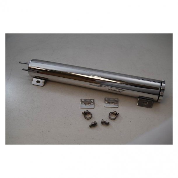 Overflow Tank with Mounting Bracket Stainless 2 x 17 Racing Power Company RPC R6074X