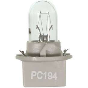 Pre med sokkel 12V 4W loft & instrumentlys mm. (PC194)