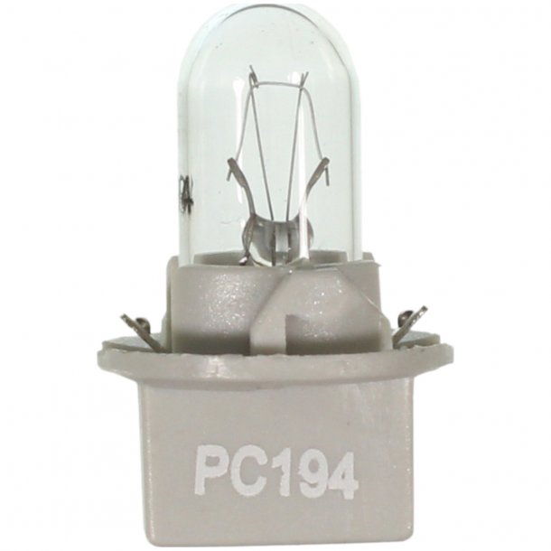 Pre med sokkel 12V 4W loft &amp; instrumentlys mm. (PC194)