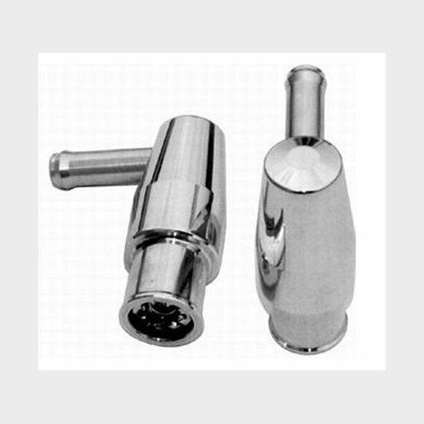PCV ventil i poleret aluminium str. 1,25" = 31,7 mm. (RPC R6008) Polished Billet Aluminum PCV Valve