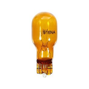 Pre med glas sokkel og orange glas  (Bulb 916na)