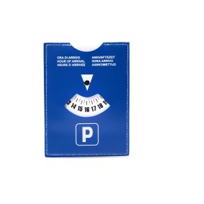 Parkeringsskive til Tyskland & er godkendt. P-skive som er nem at indstille