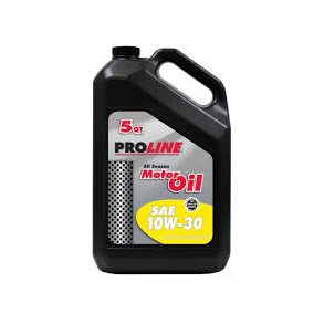 Pro Line Motorolie 10W30 benzin og diesel (Dunk med 5 qt = 4,73 liter)