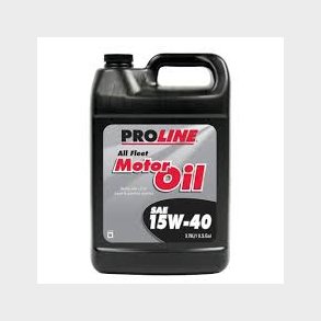 Pro Line Motorolie 15W40 benzin og diesel (Dunk med 5 qt = 4,73 liter)