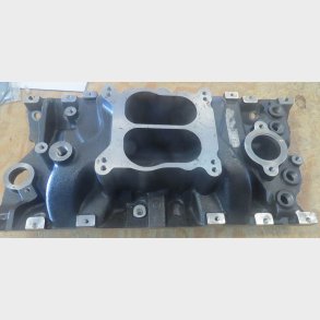 Indsugningsmanifold st�bejern 12 bolt Chevrolet, Volvo Penta, Mercruiser 5,7L V8 1969 til 1995