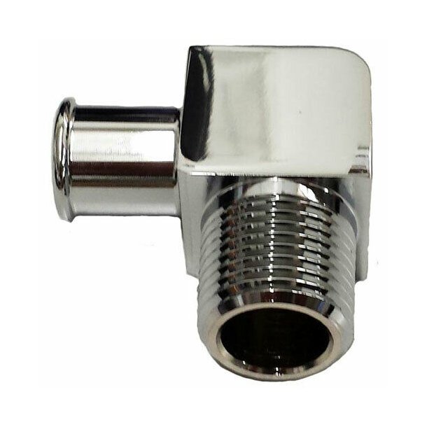 Vand fitting 90 grader Chrome 5/8" x 1/2" (5946 - RPC R4530)