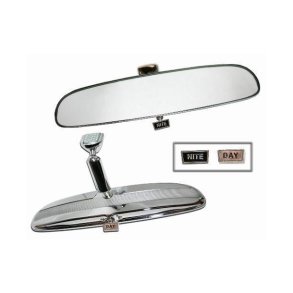 Bakspejl Chrome dag og nat funktion Day/Night Rear View Mirror, Incl. Glue Kit & Tab RPC R6065X/8215