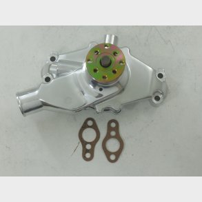 Vandpumpe Kort High Volume Poleret Alu Chevrolet S/B 1955 til 1968 (RPC R6960POL)