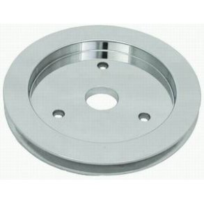 Remskive nederst poleret Alu Chevrolet B/B med kort vandpumpe (RPC R8841POL)