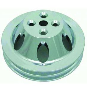 Remskive �verst poleret Alu Chevrolet B/B med kort vandpumpe (RPC R8842POL)