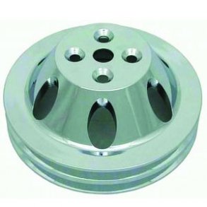 Remskive verst poleret Alu Chevrolet B/B med kort vandpumpe (RPC R8842POL)