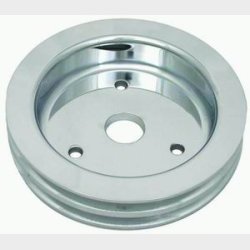 Remskive nederst poleret Alu Chevrolet B/B med kort vandpumpe (RPC R8843POL)