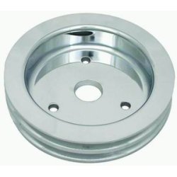 Remskive nederst poleret Alu Chevrolet B/B med kort vandpumpe (RPC R8843POL)