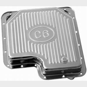 Bundkar gearkasse chrome Ford C6 (7194B) Transmission oil pan