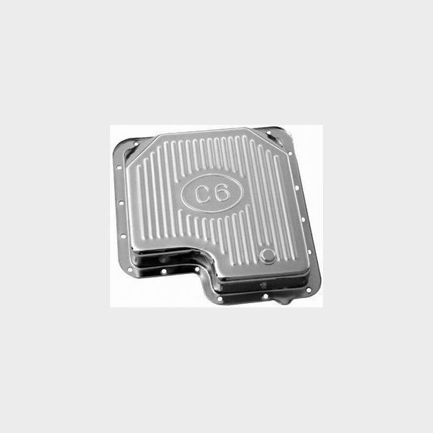 Bundkar gearkasse chrome Ford C6 (7194B) Transmission oil pan