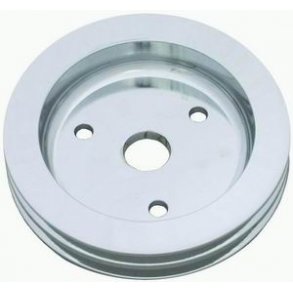 Remskive nederst poleret Alu Chevrolet S/B med kort vandpumpe (RPC R9481POL)