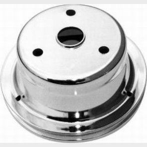 Remskive nederst Chrome Chevrolet S/B med lang vandpumpe