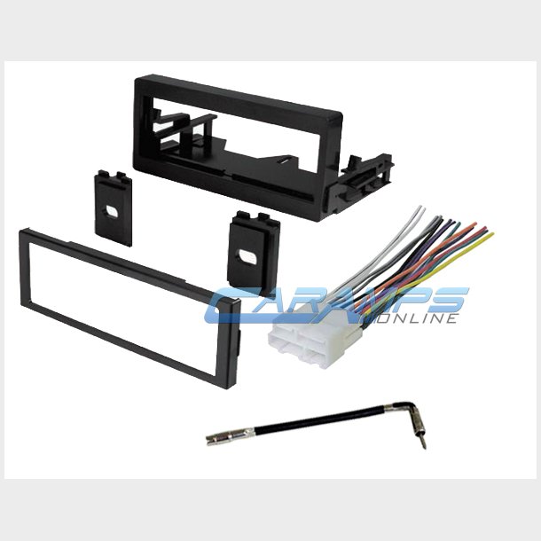 Radio ramme til montering af alm. standard radio. GM 1995 til 2005 (GM-K345 + GWH-344 + GM6)