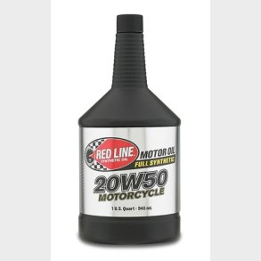 Red Line Motorolie Big-Twin motorcycle 20W50 Full-synthetic (Red Line 42529) 1 qt = 0946 liter