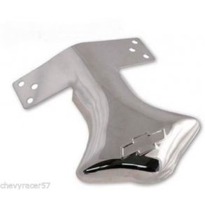 Rrhale til udstd.rr med Chevy Logo i rustfri stl - Universal str. 1