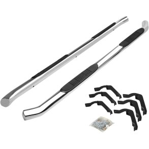 Stepbar / runningboard poleret rustfri stl Chevrolet Silverado ext. 2007 til 2019