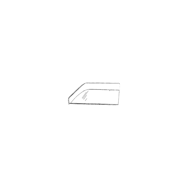 Drrude hjre Dodge Ram 1500 1997 til 2001 (DD04703YT) Door Glass passenger 