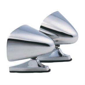 Sidespejl universal chrome drbeformet (Cipa 19000) st med 2 stk. (Automotive Mirrors 1600)