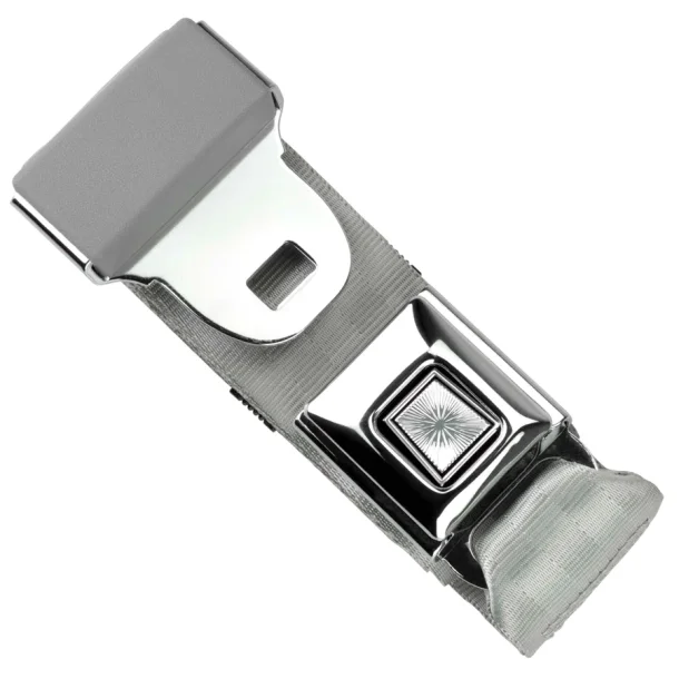 Sikkerhedssele hofte i classic original stil, Gr (1800-74 MIL GREY ) Seat Belt Grey 74 Inches
