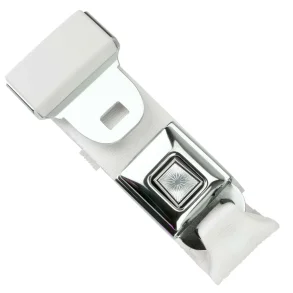 Sikkerhedssele hofte i classic original stil, Hvid (1800-74-9000 ) Seat Belt White 74 Inches