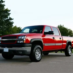 Sk�rmfor�ger s�t Chevrolet Pickup 1500 2007 til 2013 Rivet Fender Flares Pocket Style for 07-13 Chevy Silverado 1500 2500HD/3500HD