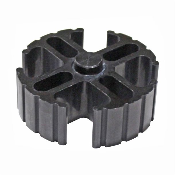 Spacer i sort Alu til blservinge 1" (G4953b) Mechanical Fan Spacers
