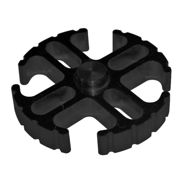 Spacer i sort alu til bl�servinge 1/2" (g4954b) Mechanical Fan Spacers