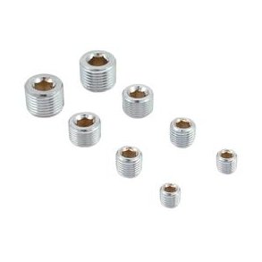 Prop st til indsug m.m. chrome/stl (st med 8 stk.)