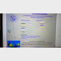 Speedometer drev gear kit til GM 700R4 TH350 4L60 SPEEDOMETER GEAR KIT 15 17 18 19 / 40 41 42 43 44 45 TEETH, Speedometer Gear