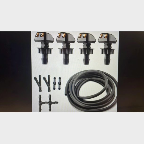 Sprinklerdyse universal s�t med 11 dele,  Windshield Washer Spray Nozzles