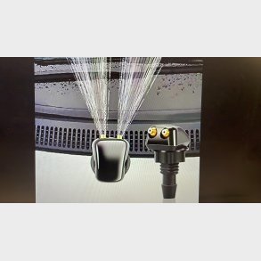 Sprinklerdyse universal s�t med 2 stk. Windshield Washer Spray Nozzles