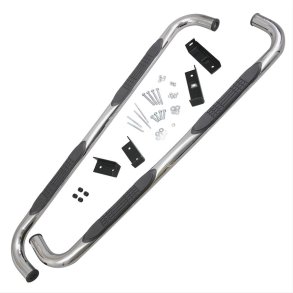 Stepbar Stainless Steel, Polished til Ram fra �rgang 2019 til 2026 (Step Bars 710155-SS) R�r dia 3