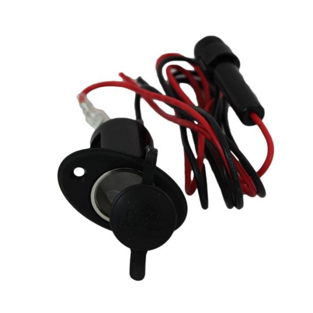 Stikkontakt med l�g og skruehuller (12 0523407) 'Cigart�nderhus' med l�g