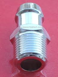 Studs chrome alu. til indsugningsmanifold 1/2