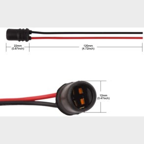 Fatning til p�re med glas sokkel