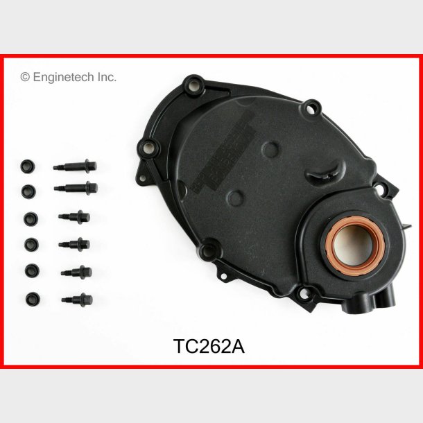 Timing cover plast uden sensor hul Chevrolet V6 1996 til 2007 (Enginetech TC262A)