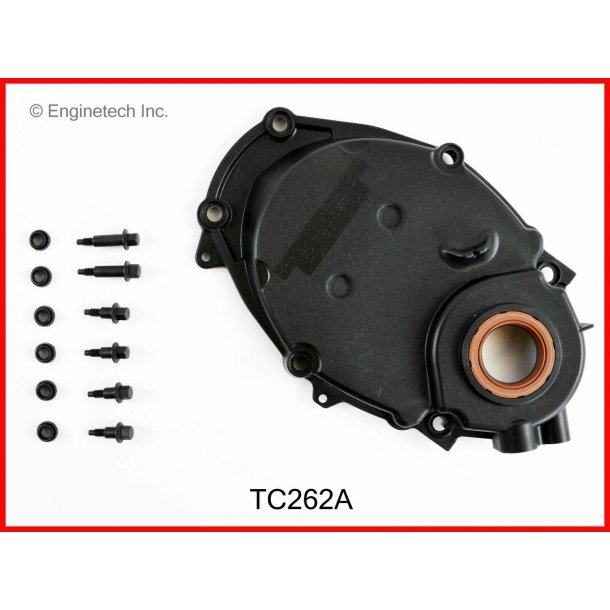 Timing cover plast uden sensor hul Chevrolet V6 1996 til 2007 (Enginetech TC262A)