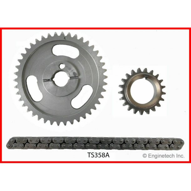 Kdest Ford S/B 289-302-351W 1965 til 1972 (Enginetech TS358A - Cloyes C3014K)